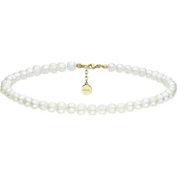 Náhrdelník Manoki Perlový choker náhrdelník Antonella Gold - chirurgická ocel, perla WA514G Zlatá 36 cm + 5 cm (prodloužení)