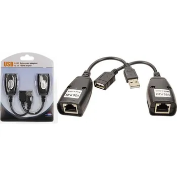 USB hub Adaptér USB RJ45 sada 2 kusy