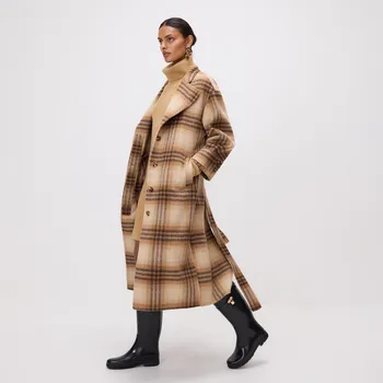 Dámský kabát Reserved - Kabát oversize ze směsi vlny - vícebarevná - 268HM-MLC - 268HM-MLC-S