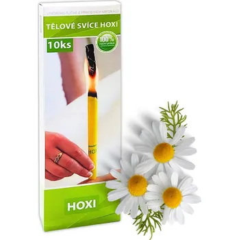 HOXI Tělové svíce HOXI® s HEŘMÁNKEM v krabičce 10ks