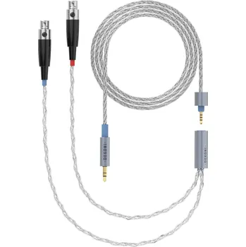 Příslušenství pro sluchátka Dekoni Audio Ensemble 3.5mm Unbalanced 52" Braided 4-pin Mini XLR Kabel pro sluchátka