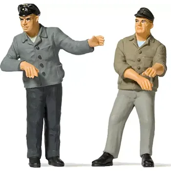 Modelová železnice Mašinfíra s topičem 0 - Preiser 65372 (Zahradní železnice)