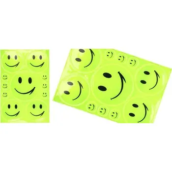 Sada nalepovacích smajlíků – Reflexní, 11 kusů