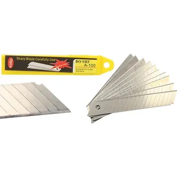 Pracovní nůž Břity do odlamovacího nože 0,5mm 10 ks