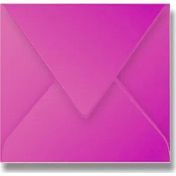 Obálka Clairefontaine 165 × 165 mm - barevná obálka - 20 ks, růžová