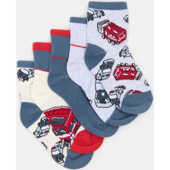 Oblečení a móda Sinsay - Sada 5&nbsp;párů ponožek - vícebarevná - 953FZ-MLC - 953FZ-MLC-R34