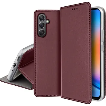 Pouzdro na mobilní telefon Pouzdro s klopou KrainaGSM pro Samsung Galaxy M55, červené