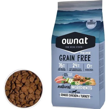 Krmivo pro psa OWNAT GF PRIME DOG Senior Chicken & Turkey 12kg