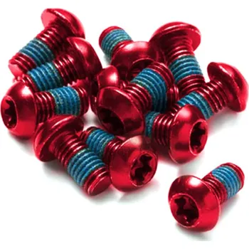 Brzda na kolo Šrouby do kotoučů REVERSE Steel, Red
