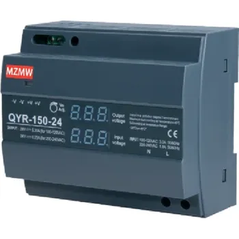 Měnič napětí Spínaný zdroj na DIN lištu 150W AC 100-240V DC 24V 6,25A Stabilizovaný napájecí zdroj 10,5x9x5,5 cm pro průmyslové použití