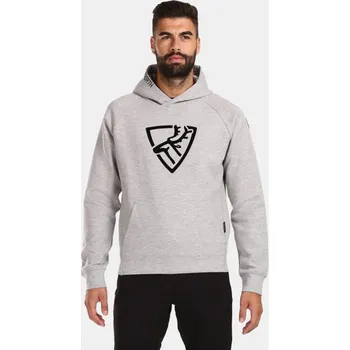 Pánská mikina Bavlněná mikina KILPI Fjela Light Grey, XL