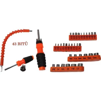 Šroubovák Multifunkční šroubovák se 43 bity