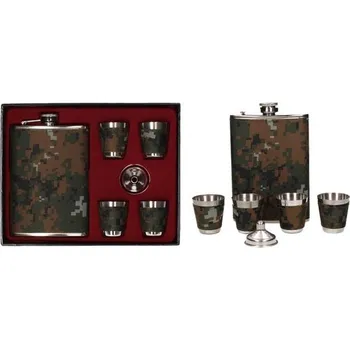 Dárková sada placatka Khaki