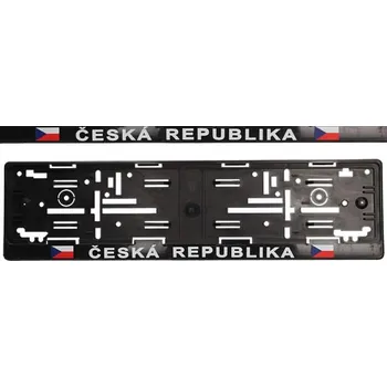 Držák SPZ Tabulka pod SPZ ČR vlajky