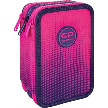Penál Rozkládací penál trojitý CoolPack penál školní potřeby růžový penál