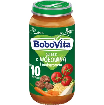 Dětská výživa Příkrm Bobovita od 10. měsíce 250 g těstoviny, hovězí maso