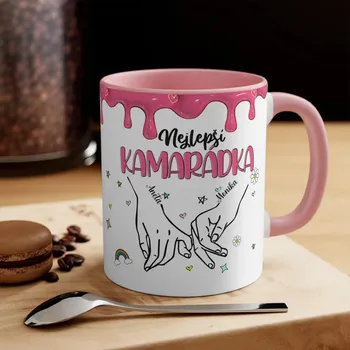 Sada hrnků 2 ks 330 ml - Nejlepší kamarádka 18 Bílá