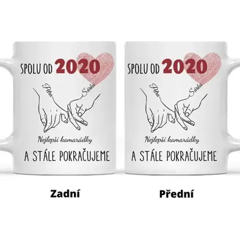 Hrnek - Pinky Promise 2 Červená