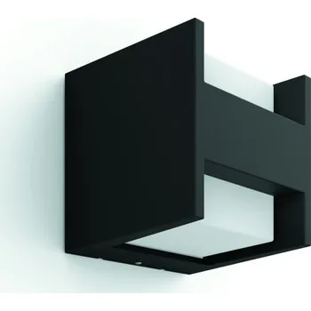 Žárovka svítidlo PHILIPS Hue Fuzo VENKOVNÍ SVÍTIDLO LED 1150 lm 2700K IP44, černé, výška 13cm