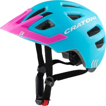 Cyklistická přilba Dětská helma CRATONI Maxster Pro Blue/Pink Matt, XS/S (46-51cm)