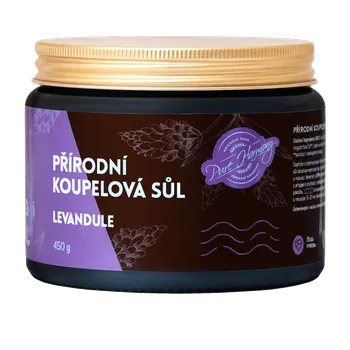 Koupelová sůl Přírodní sůl do koupele Levandule