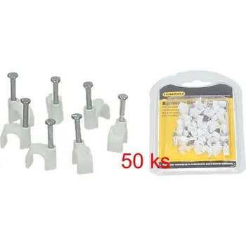 Hřebík Kabelová příchytka s hřebem 50ks