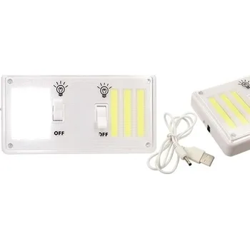 Noční světlo Bezdrátové super světlo s vypínači, nabíjecí 9W