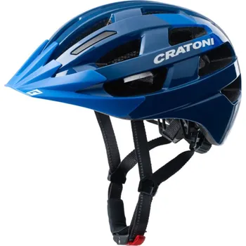 Cyklistická přilba Helma CRATONI Velo-X Blue Glossy, S/M (52-57cm)