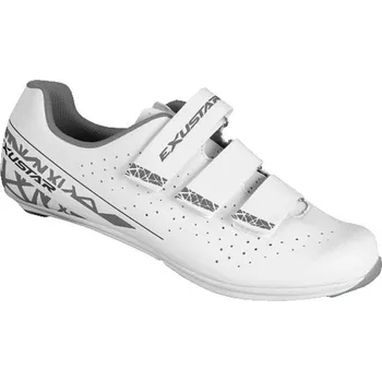 Pánské cyklistické tretry Tretry EXUSTAR SR456 White, 39