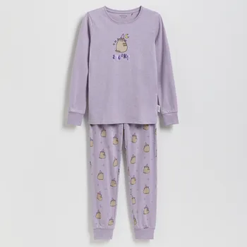 Reserved - Dvoudílné pyžamo Pusheen - hroznová - 158GU-48X - 158GU-48X-U15