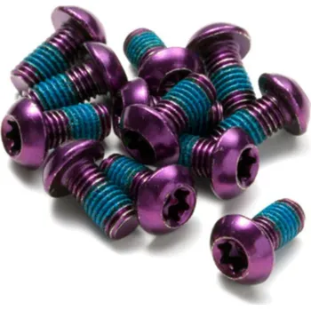 Brzda na kolo Šrouby do kotoučů REVERSE Steel, Purple