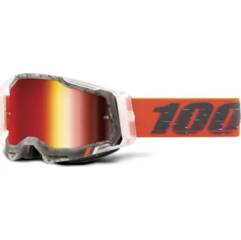 Motodoplněk Brýle 100% Racecraft 2 Schrute/Mirror Red Lens