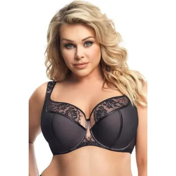 Podprsenka Polovyztužená dámská podprsenka ALICANTE K647 Černá černá 100B