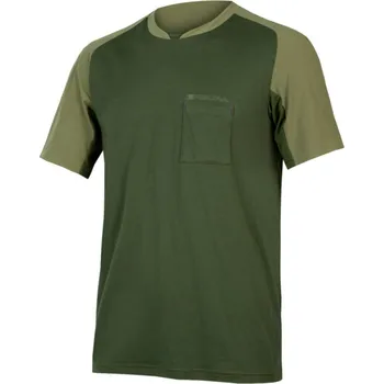 Pánské tričko Triko ENDURA GV500 Foyle T Olive Green, XL