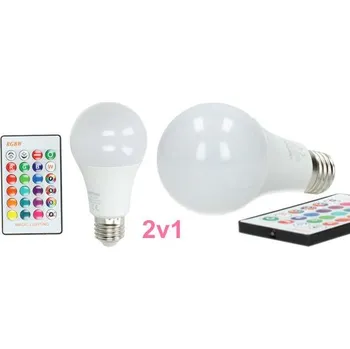 Žárovka Led RGB žárovka aerbes AB-Z890 10W 2v1 včetně bílé na ovládání