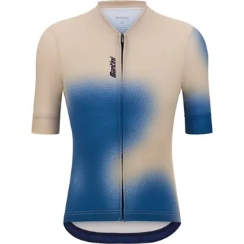 cyklistický dres Dres SANTINI Spot Blue, M