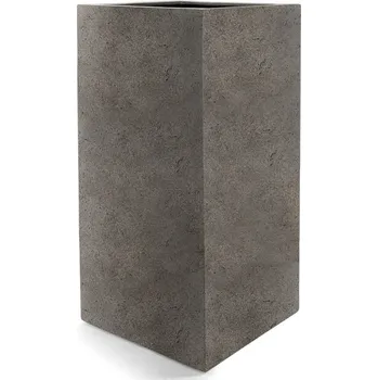Květináč Luca Lifestyle Grigio vyšší kostka, květináč Rozměry: 30x30x80 cm, Barva květináče: Natural Concrete