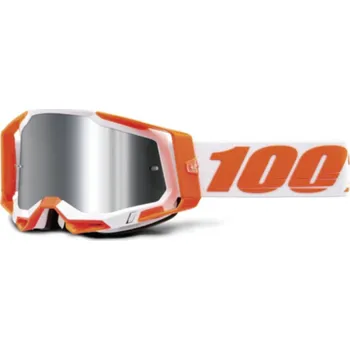 Motodoplněk Brýle 100% Racecraft 2 Orange/Mirror Silver Flash Lens