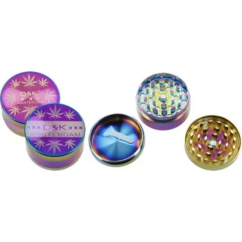 Hmoždíř Drtička bylinek a tabáku duhová průměr 5 cm