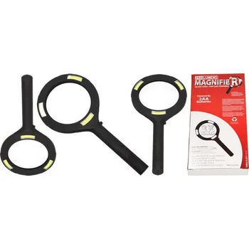 Lupa Lupa s LED diodami kulatá 11cm