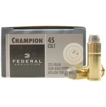 Sportovní střelba Federal Náboj kulový Federal, Champion, .45 Colt, 225GR (14,5g), Semi WC HP