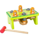 Dřevěná hračka zatloukačka Chyť Krtka