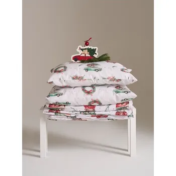 Povlečení Sinsay - Bavlněné ložní prádlo s vánočním motivem - vícebarevná - 141GU-MLC - 141GU-MLC-ONE