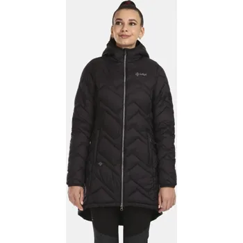 Dámský kabát Dámský zateplený kabát KILPI Layana Black, S