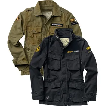 Cyklistická bunda Civilní bunda CONTINENTAL Army Styl Black S