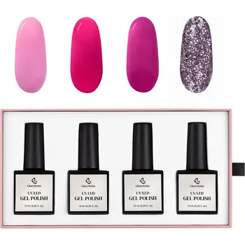 Lak na nehty GloryStyles Sada gel laků GP16 Pink
