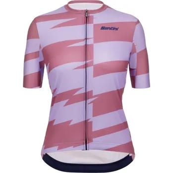 cyklistický dres Dámský dres SANTINI Furia Smart Purple, L