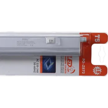 Zářivkové svítidlo Zářivka 18W 120cm komplet T5 s vypínačem a kabelem FOYU FO-Z872