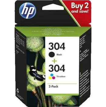 HP 304 3JB05AE černá/barevná (black/color) sada originální cartridge