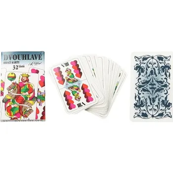 mariášová karta Mariášové karty dvouhlavé 32 kusů